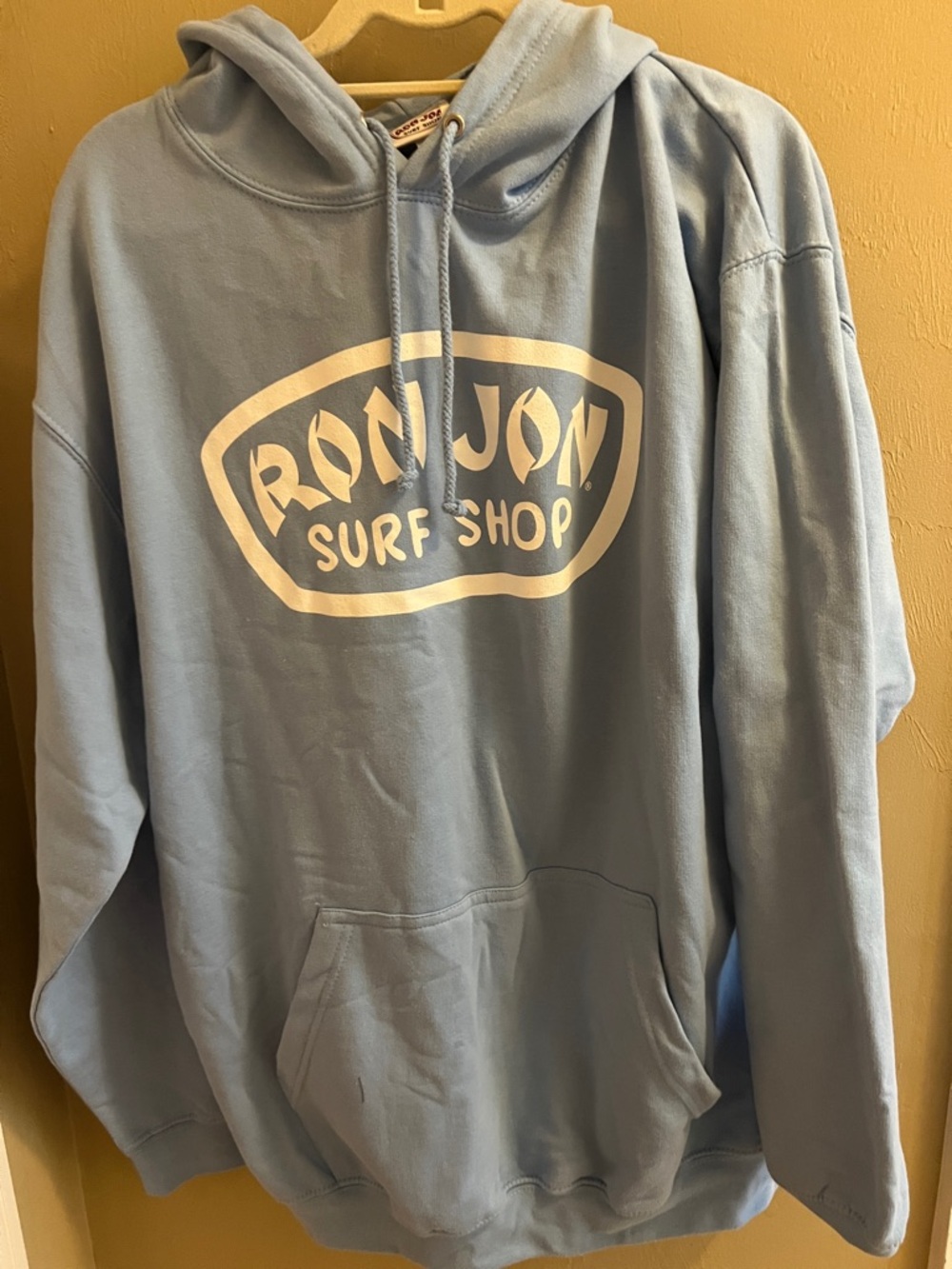 Men’s Ron John hoodie  baby blue with tags no smoke